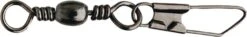 Spro Black Barrel Swivel + Safety Snap